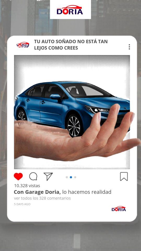 Instagram post from garagedoria. This post is in position 1.