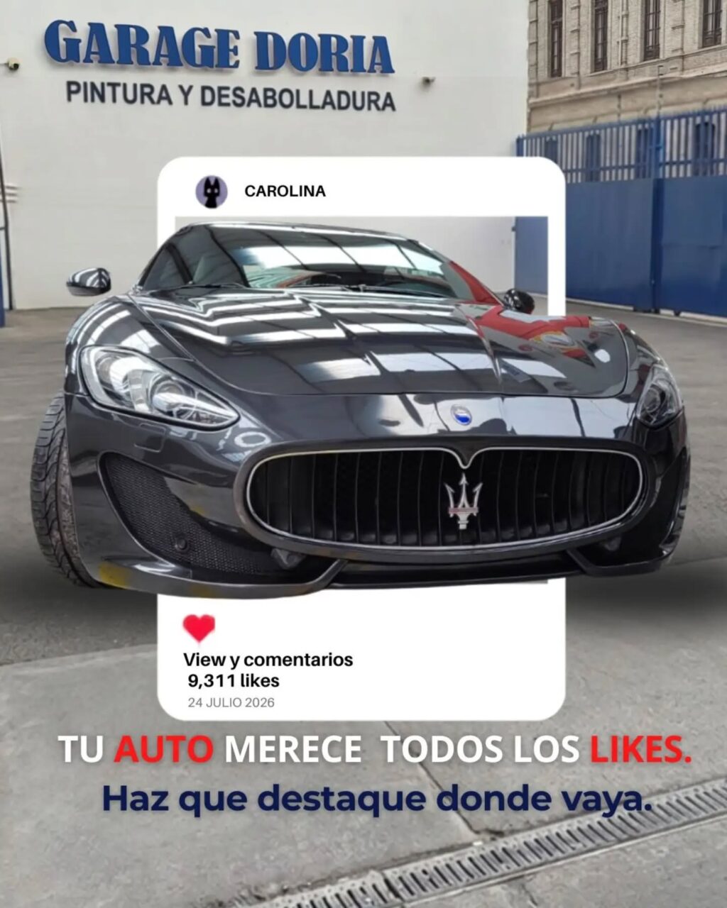 Instagram post from garagedoria. This post is in position 1.